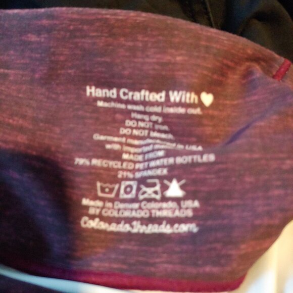 Colorado Threads Live Free Hand Crafted With Love Large - Picture 6 of 6